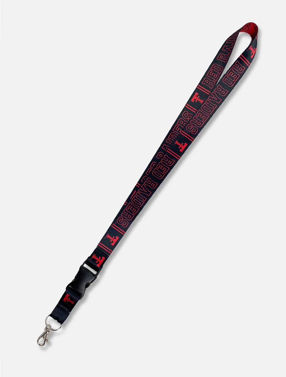 Texas Tech Red Raiders Vault Double T Double Sided Lanyard