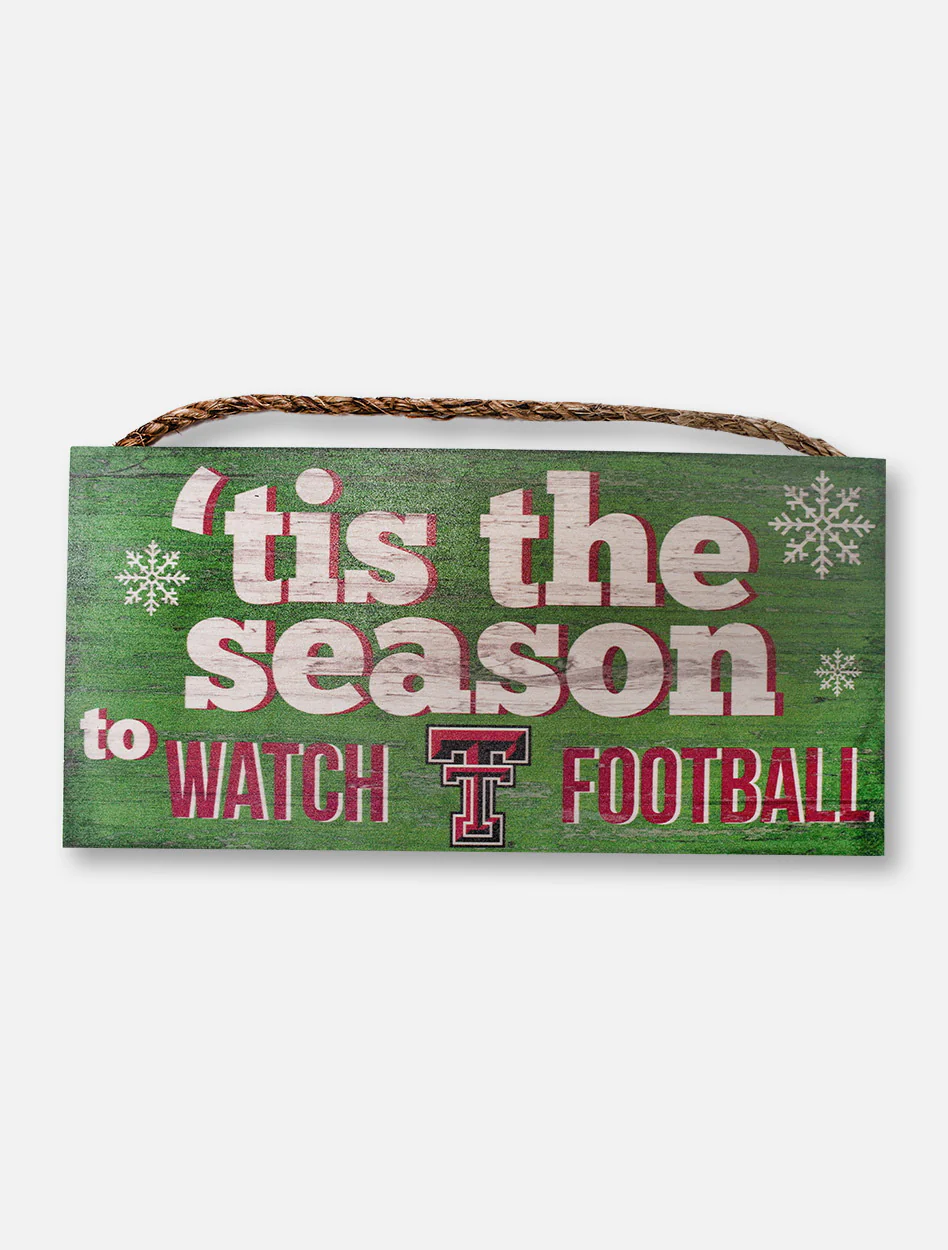 Texas Tech Red Raiders "Watch Football" Wall Decor