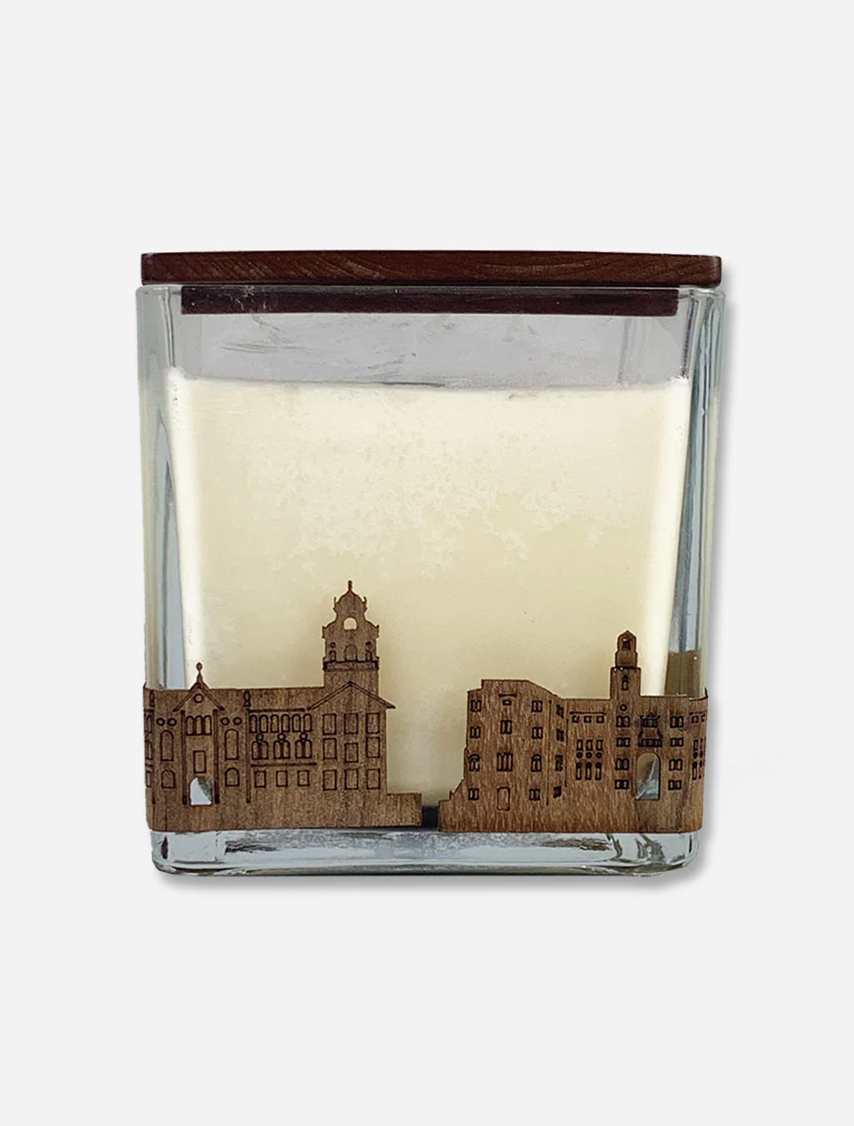 Texas Tech Red Raiders "Wooden Etched University" 4x4 Candle - Image 3
