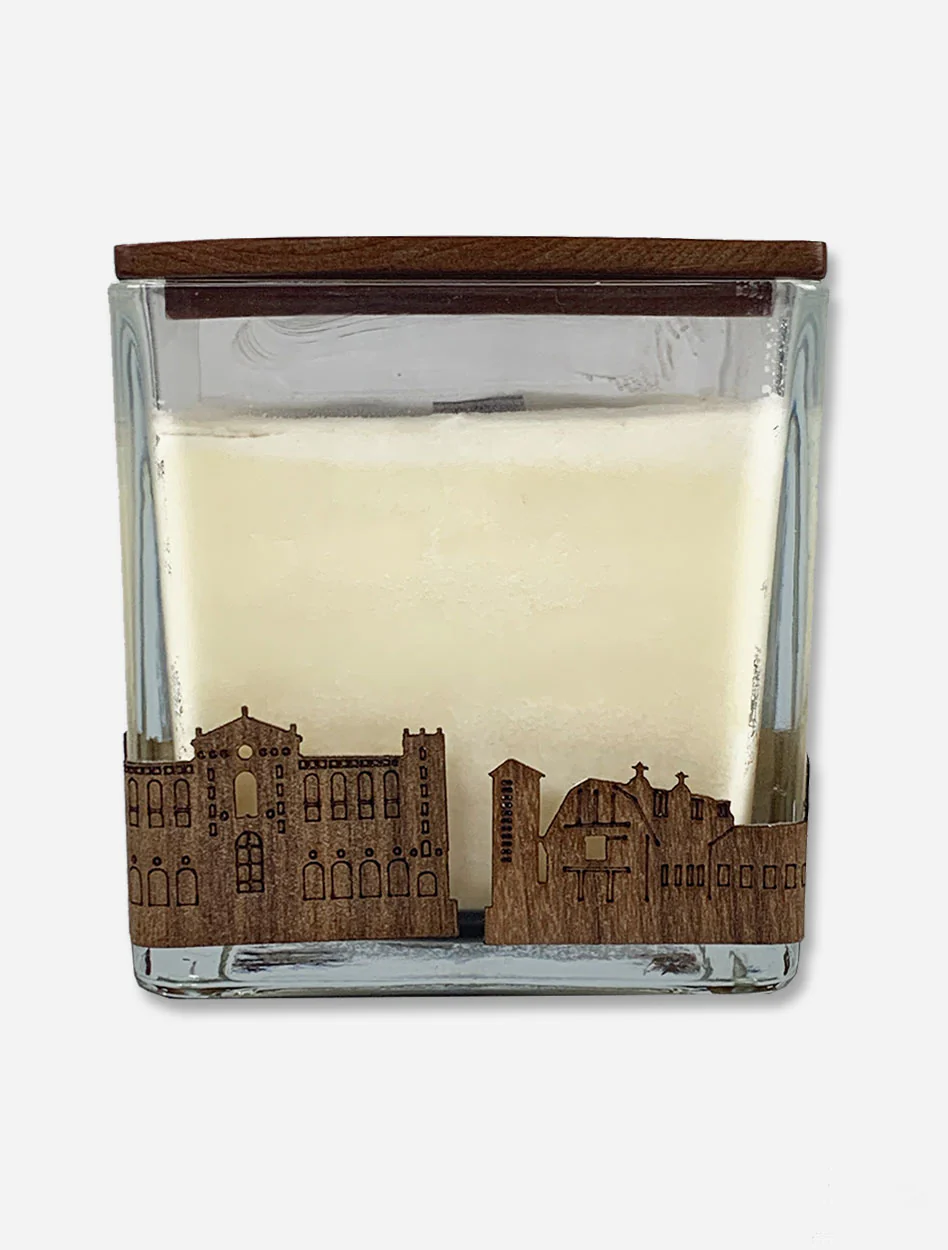 Texas Tech Red Raiders "Wooden Etched University" 4x4 Candle - Image 4