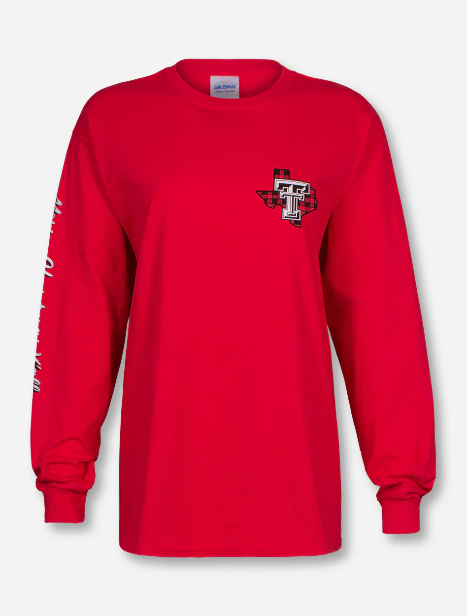 Texas Tech Red Raiders Wreck the Halls Long Sleeve Shirt - Image 2