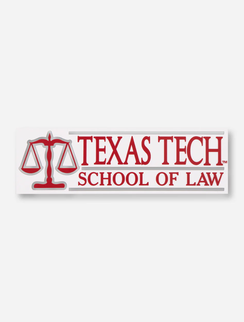 Texas Tech School of Law Red Decal