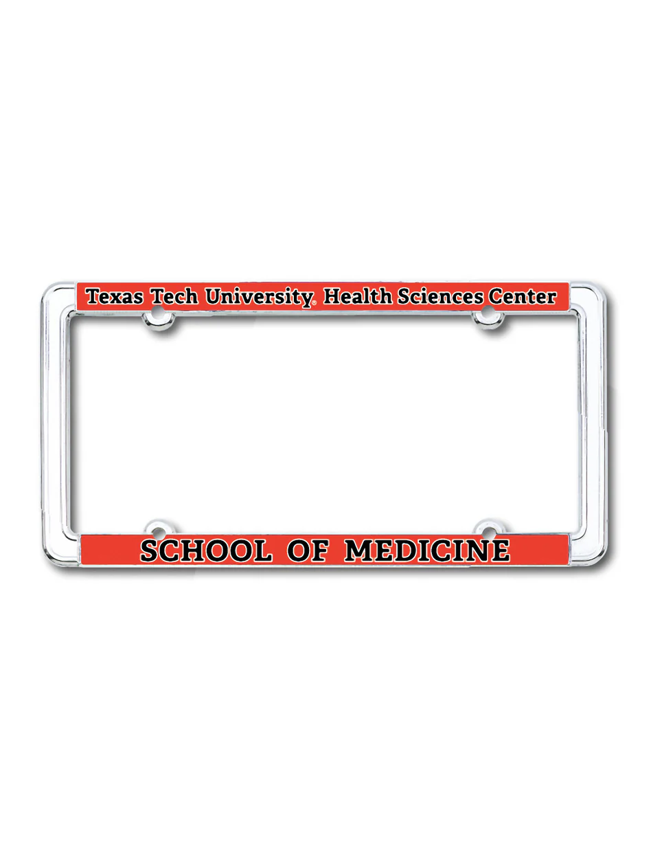 Texas Tech School of Medicine License Plate Frame