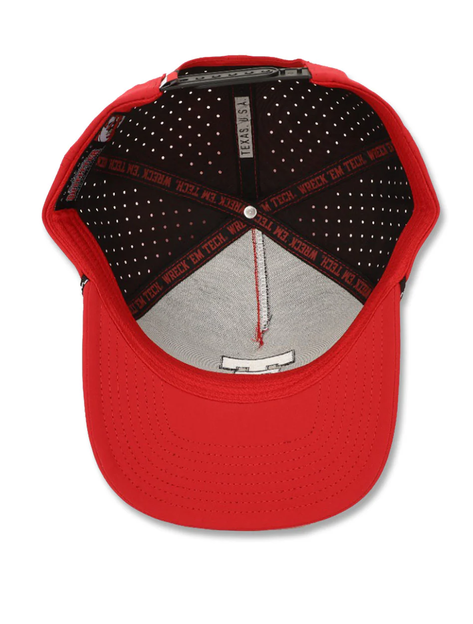 Dark Horse Texas Tech "SL Script" Red Corded Sport Snapback Cap - Image 4