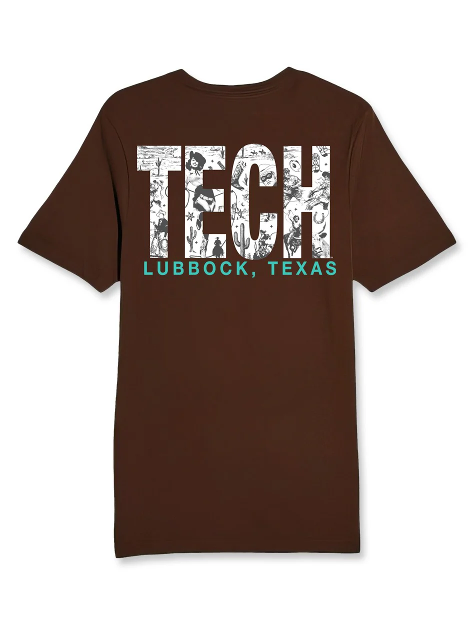 Texas Tech "Smoke Shield" Tech Block T-Shirt