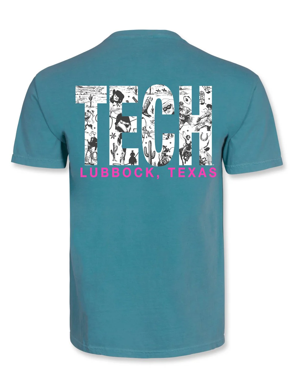 Texas Tech "Smoke Shield" Tech Block T-Shirt - Image 3