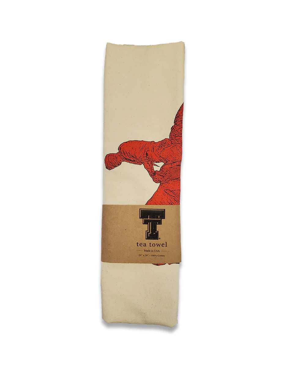 Texas Tech "Soapsuds" Canvas Tea Towel - Image 2