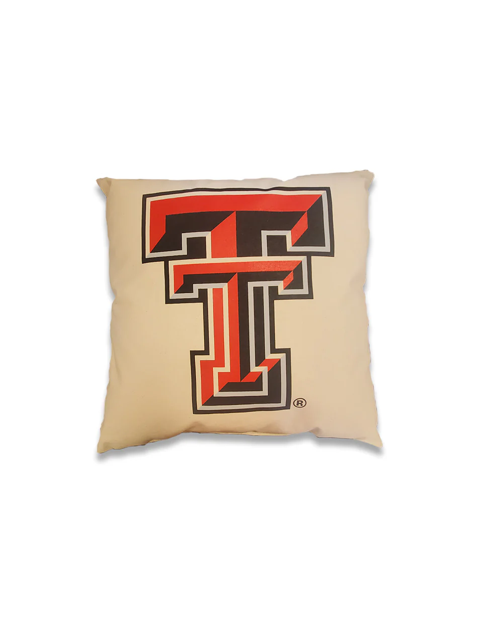 Texas Tech "Soapsuds" Large Canvas Pillow - Image 2