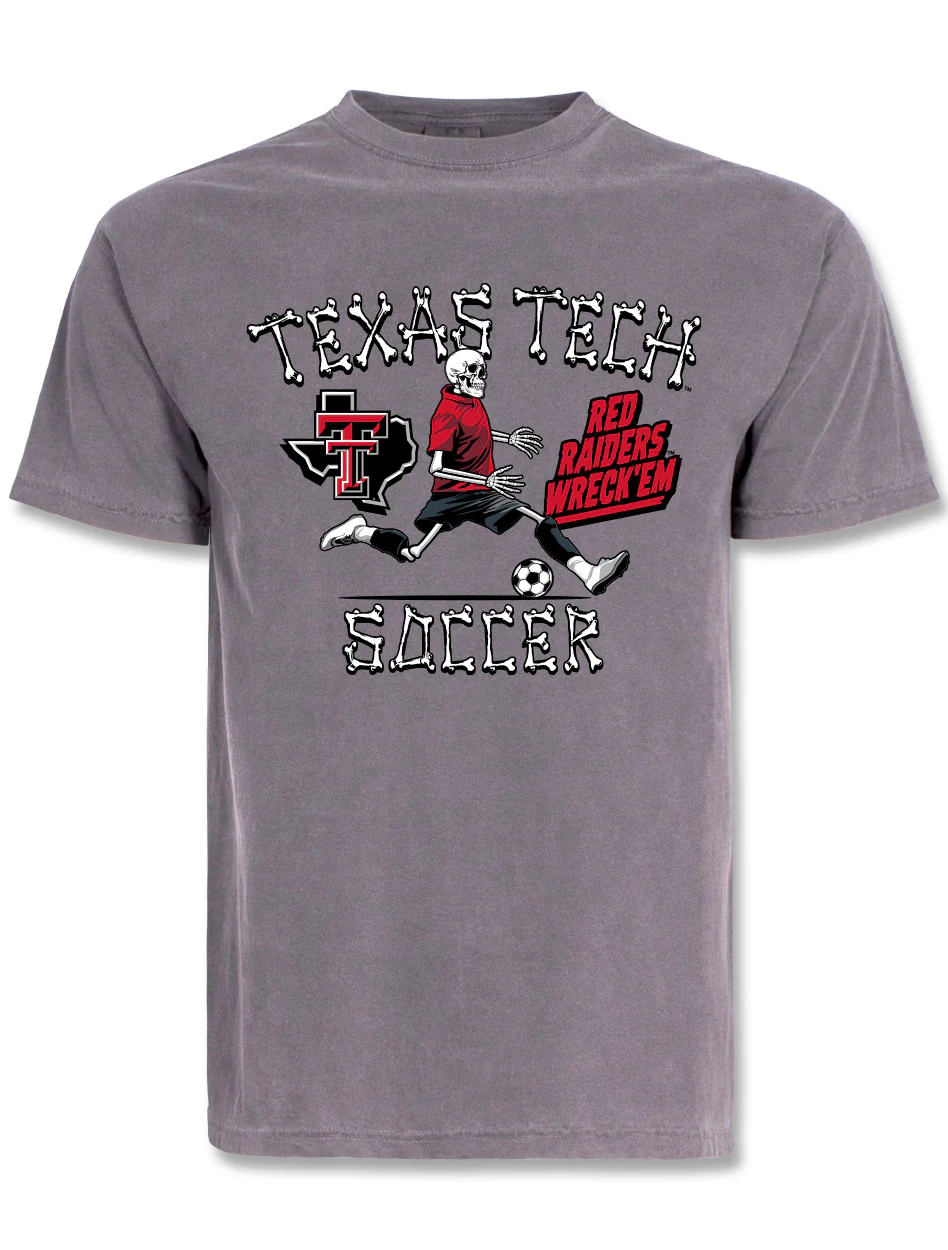 Texas Tech "Soccer Bones" Short Sleeve Comfort T-shirt