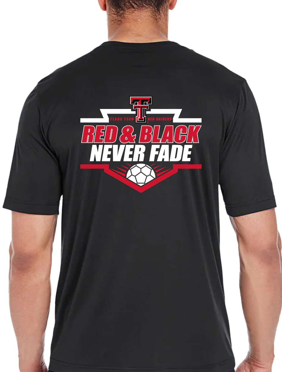 Texas Tech "Soccer Shield" Athletic Short Sleeve T-shirt - Image 2