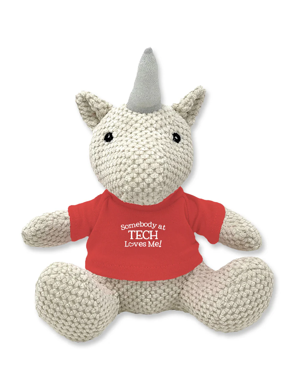 Texas Tech "Someone at Tech Loves Me" Friendly Bunch Unicorn Plush Toy