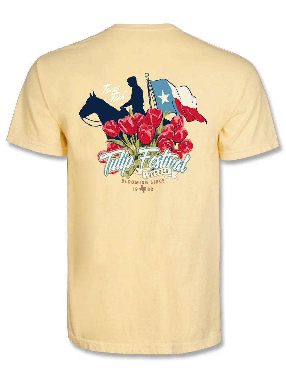 Texas Tech "Spring Tulips" Short Sleeve T-Shirt - Image 3