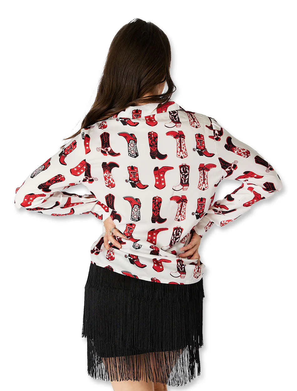 Texas Tech Stewart Simmons "Boots" Button Up Shirt - Image 2