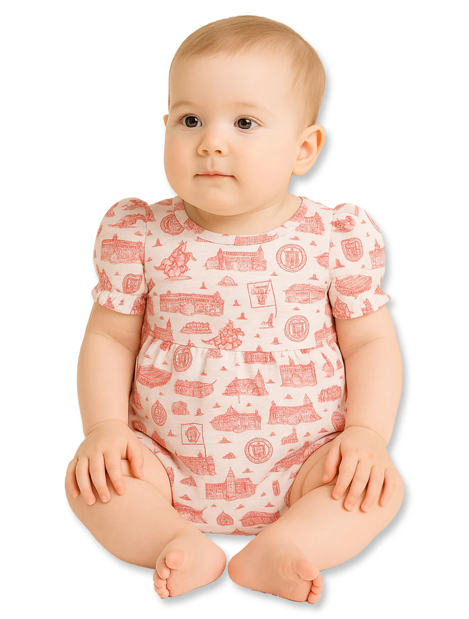 Texas Tech Stewart Simmons Team Toile Onesie