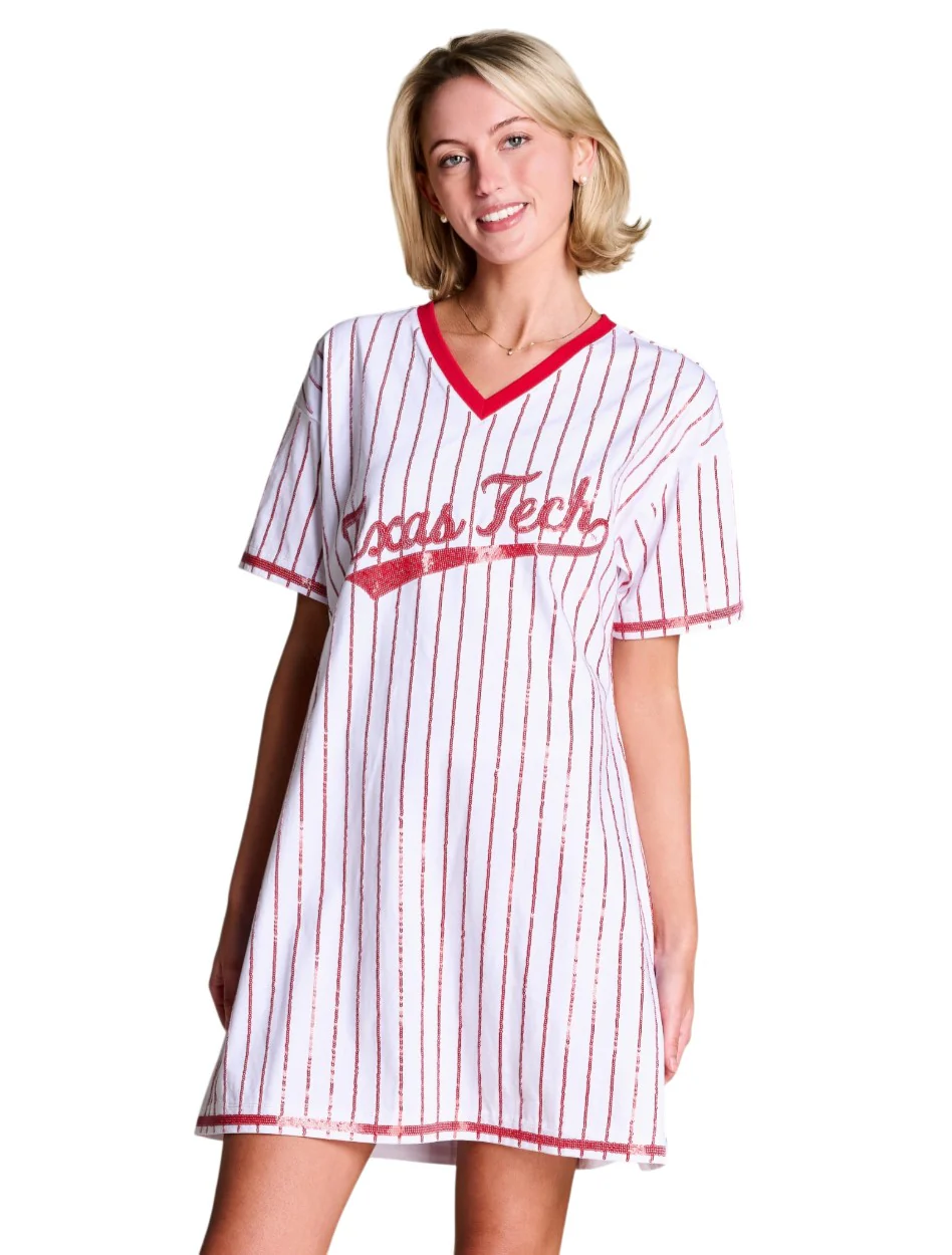 Texas Tech Stewart Simmons "The Shortstop" T-Shirt Dress
