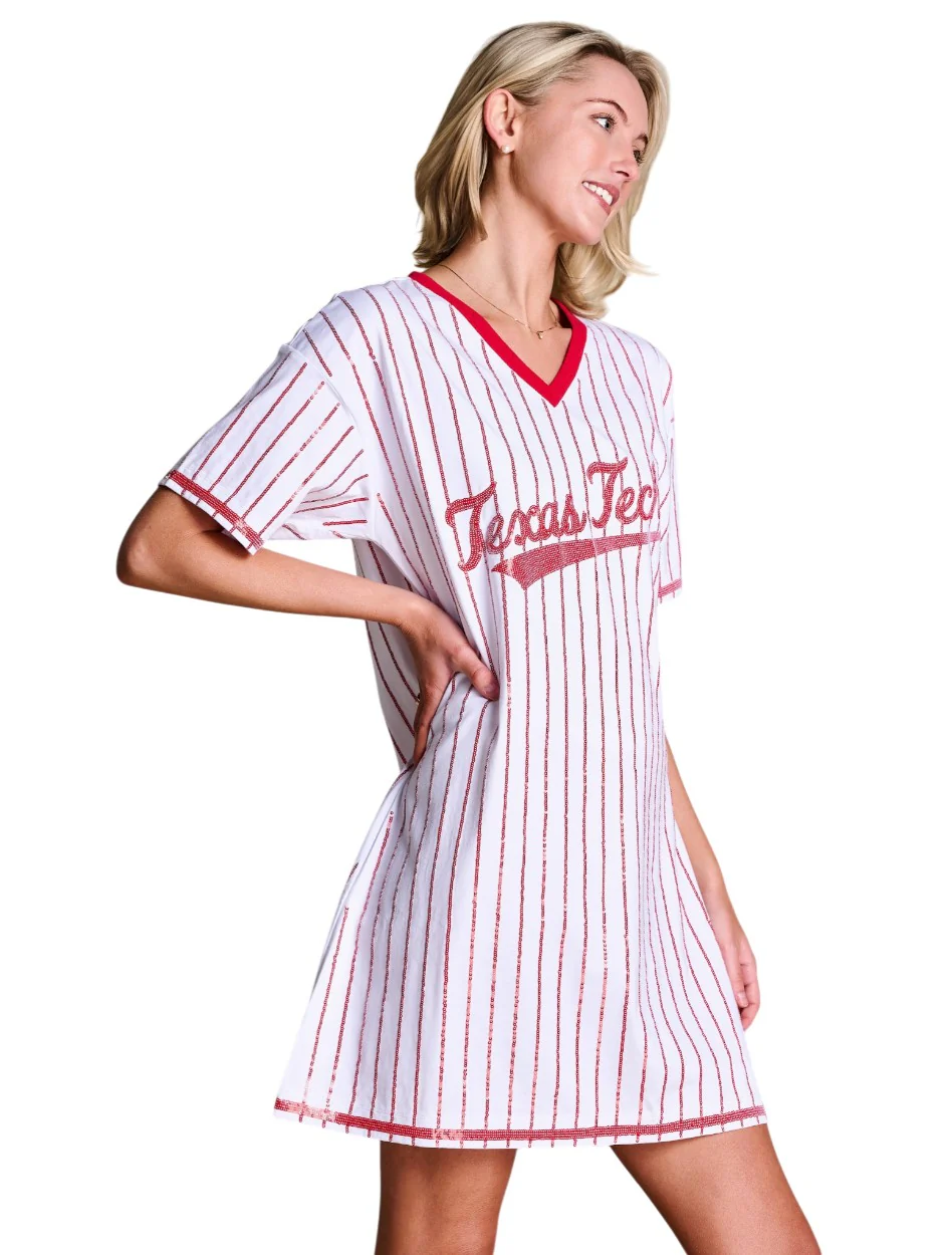 Texas Tech Stewart Simmons "The Shortstop" T-Shirt Dress - Image 2