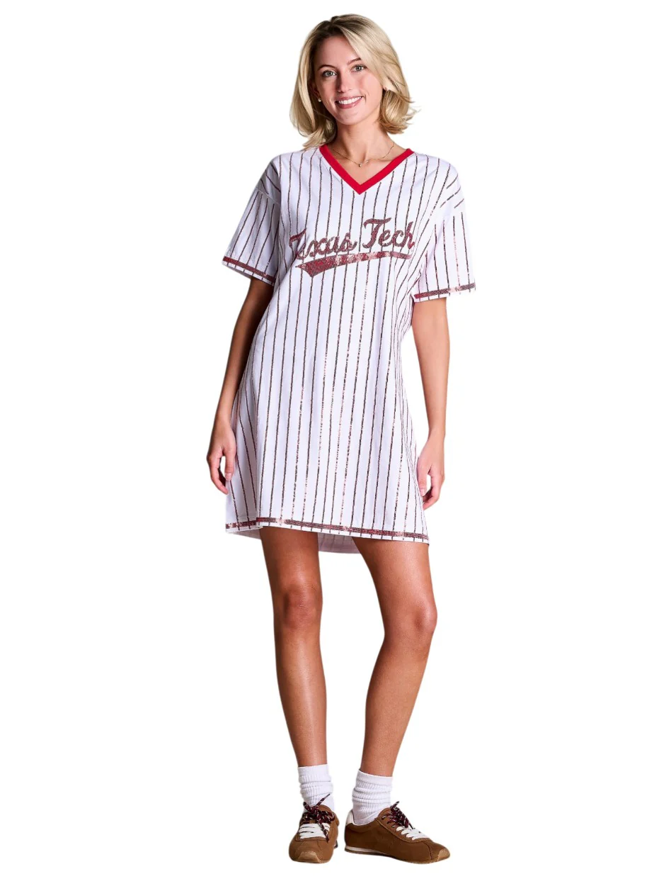 Texas Tech Stewart Simmons "The Shortstop" T-Shirt Dress - Image 3