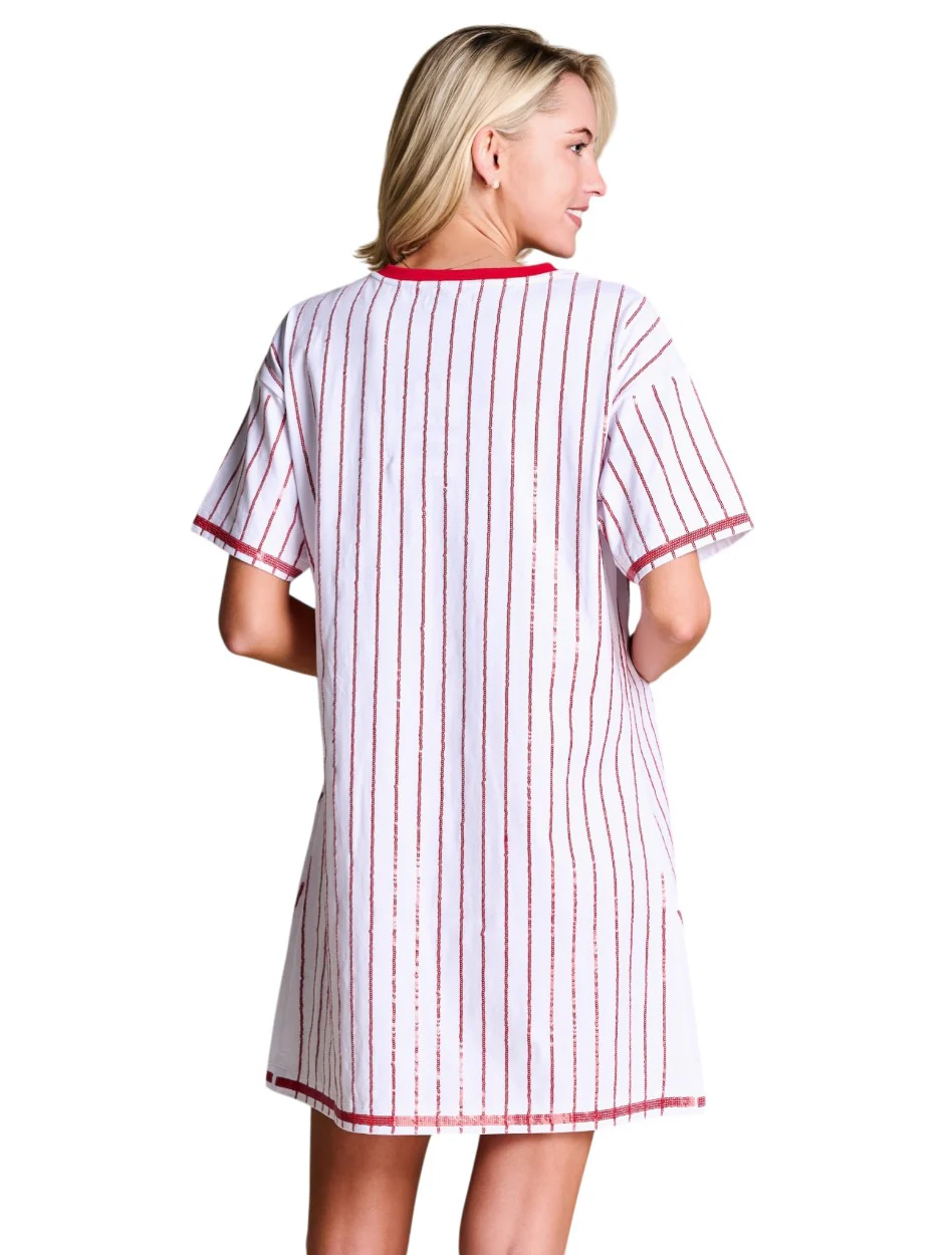 Texas Tech Stewart Simmons "The Shortstop" T-Shirt Dress - Image 5