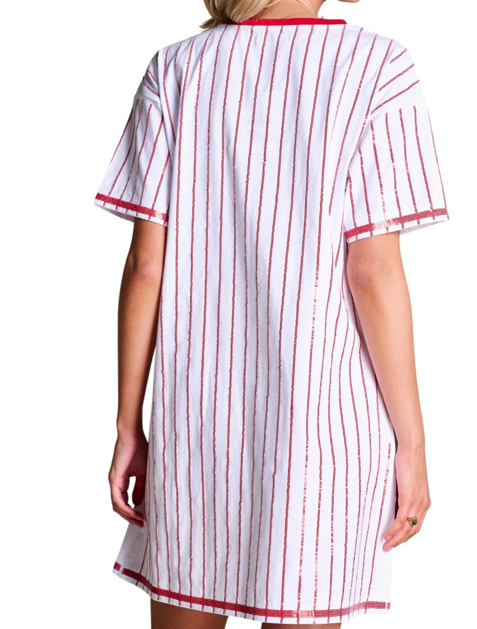 Texas Tech Stewart Simmons "The Shortstop" T-Shirt Dress - Image 6