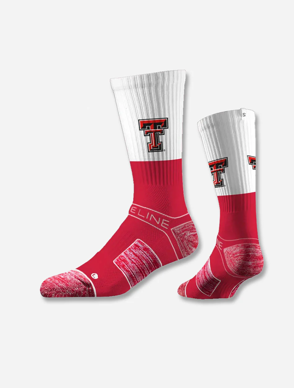 Texas Tech Strideline Double T "Split Base" Crew Socks - Image 2