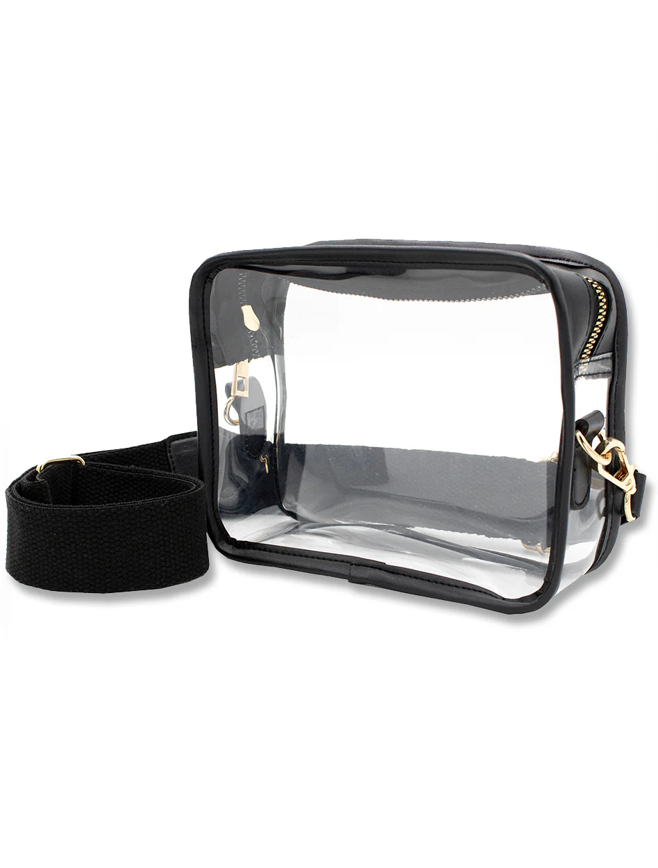 Texas Tech "Structured Camera" Stadium Approved Clear Crossbody Purse