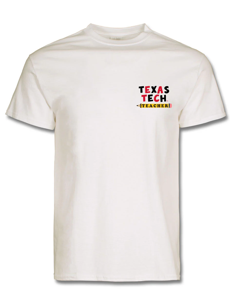 Texas Tech Red Raiders Teacher Ivory T-Shirt - Image 2