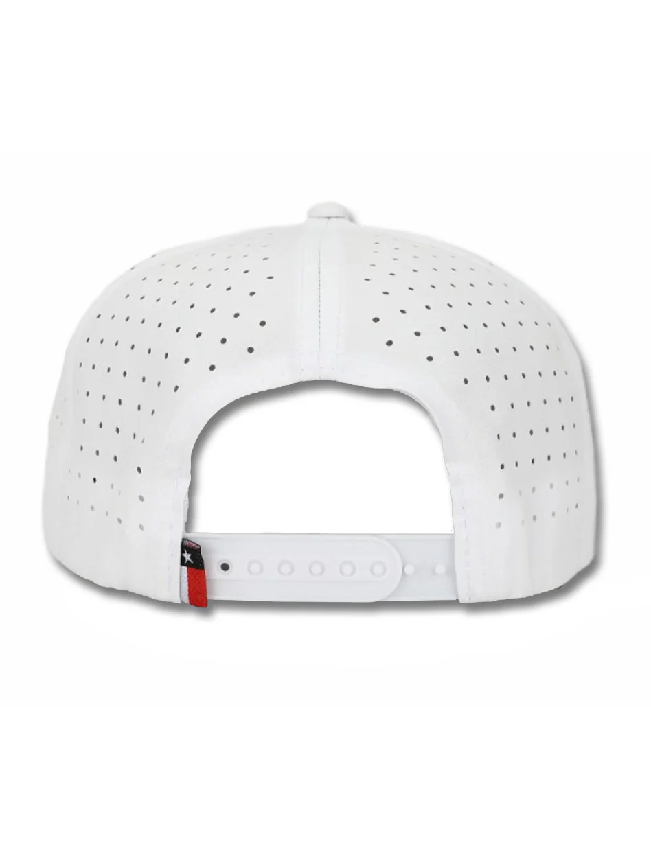 Dark Horse Texas Tech "Throwback" White Corded Sport Snapback Cap - Image 3