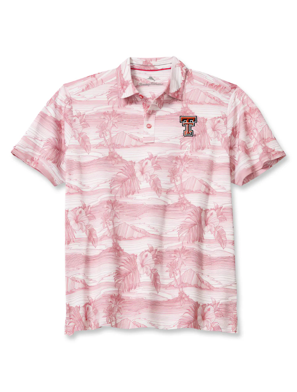 Texas Tech Tommy Bahama Corsica Coast Polo