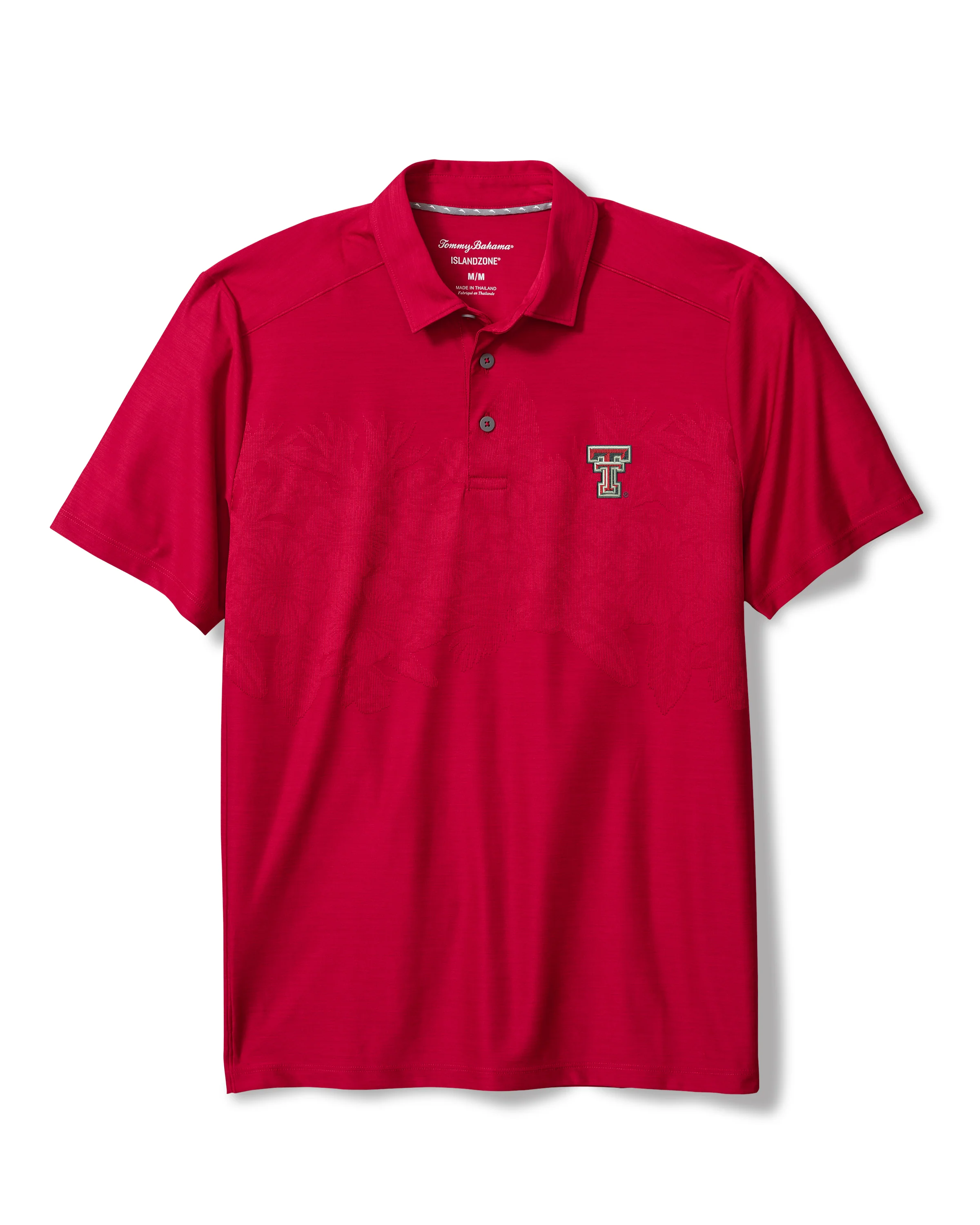 Tommy Bahama Texas Tech "Palm Coast Hibiscus Border" Polo