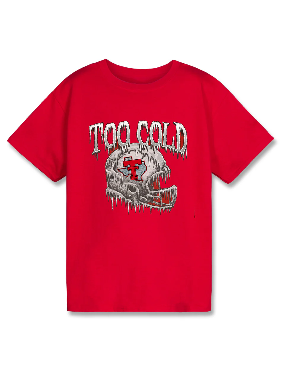 Texas Tech "Too Cold" Youth Short Sleeve T-Shirt