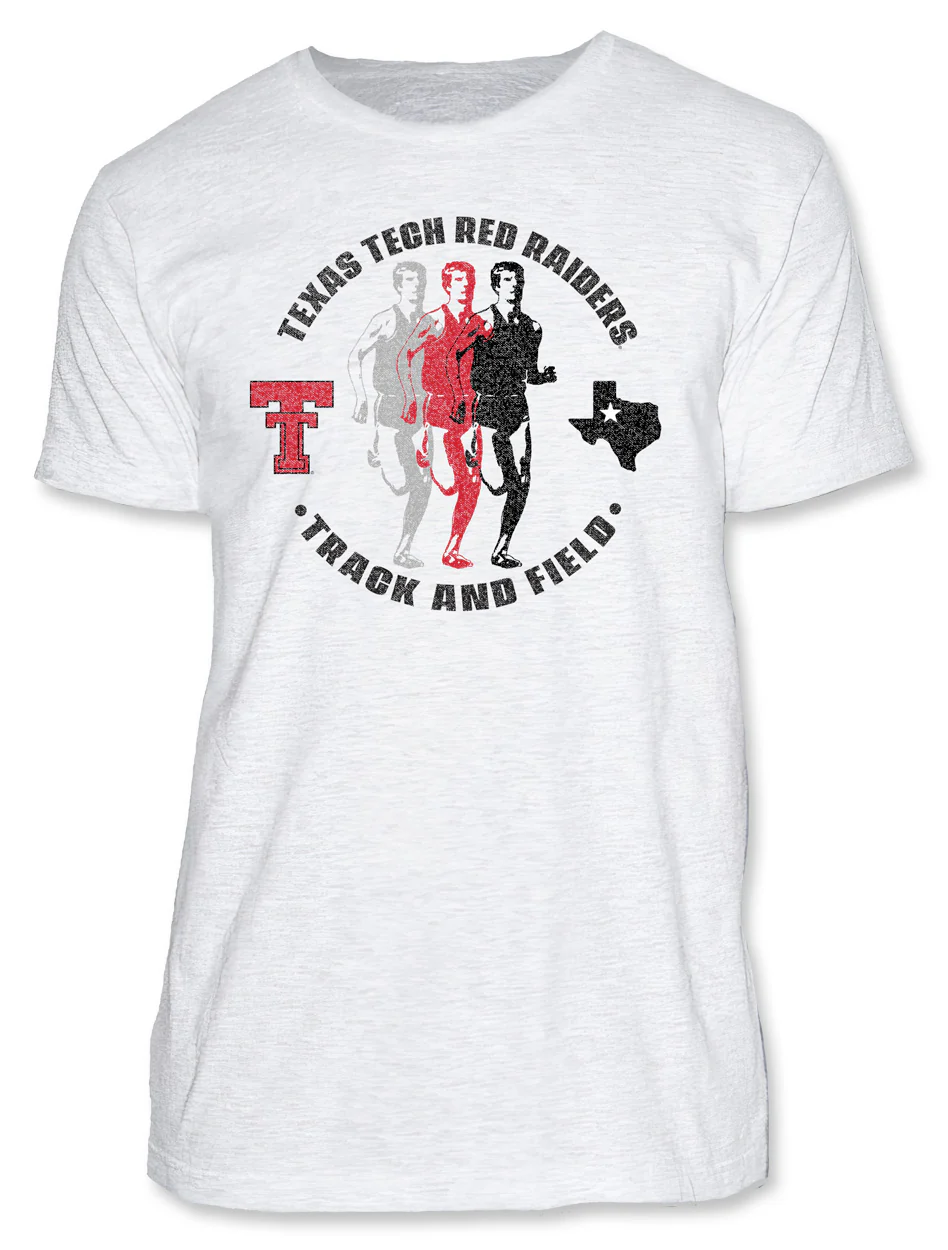 Texas Tech Track and Field "Triple Runner" Short Sleeve T-Shirt