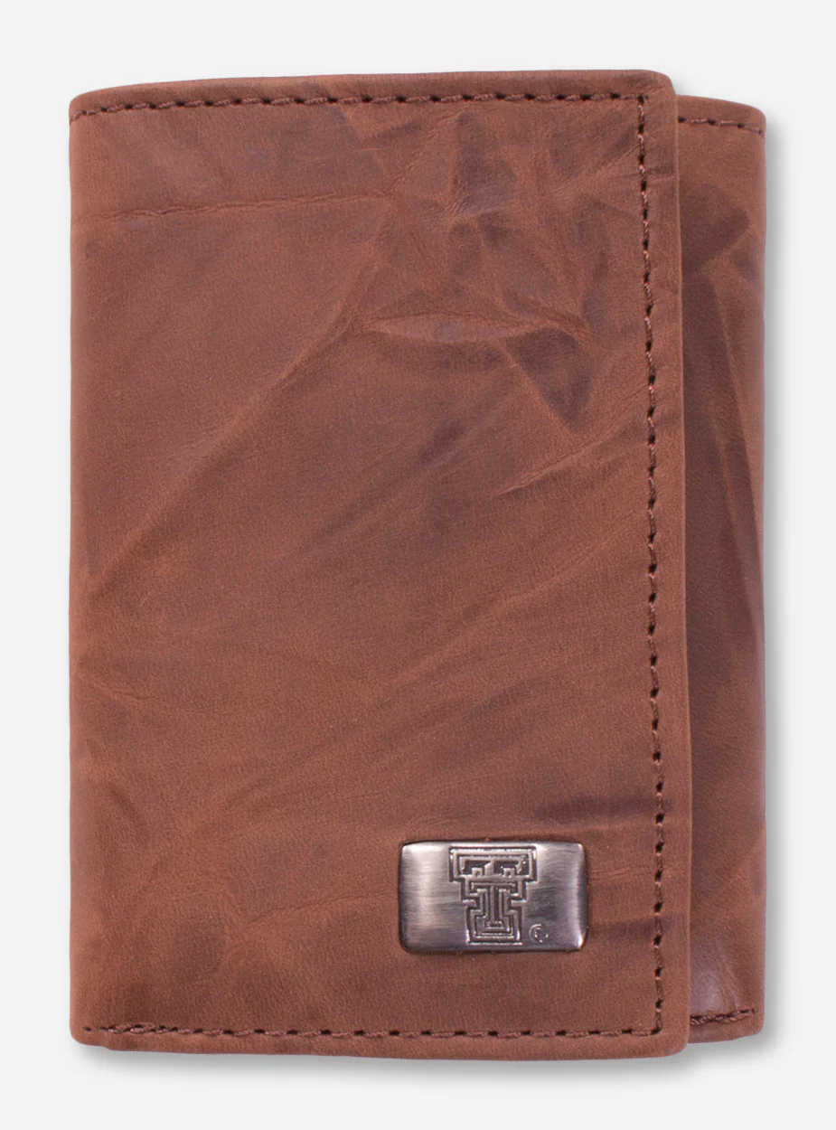 Texas Tech Tri-Fold Leather Wallet