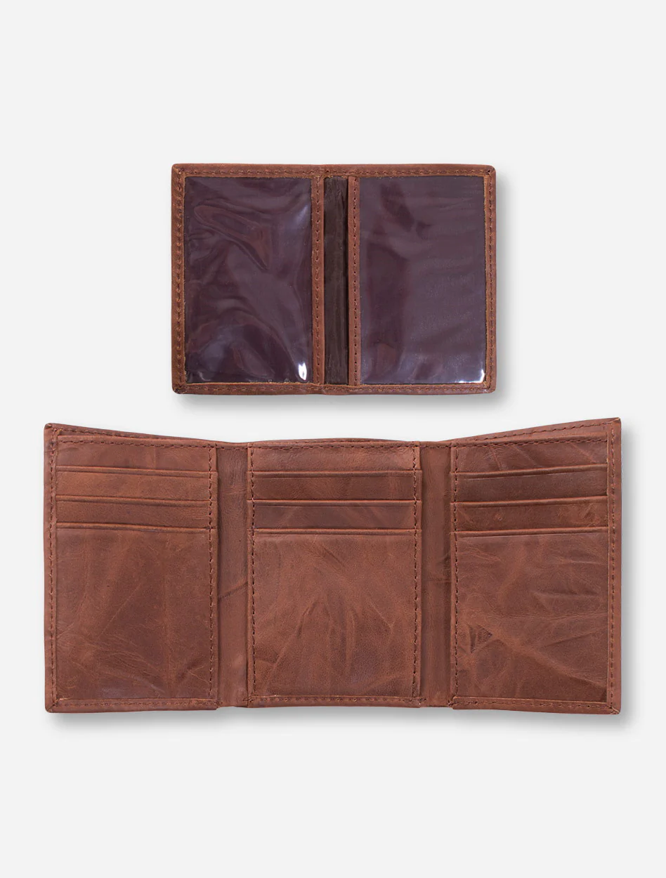 Texas Tech Tri-Fold Leather Wallet - Image 3
