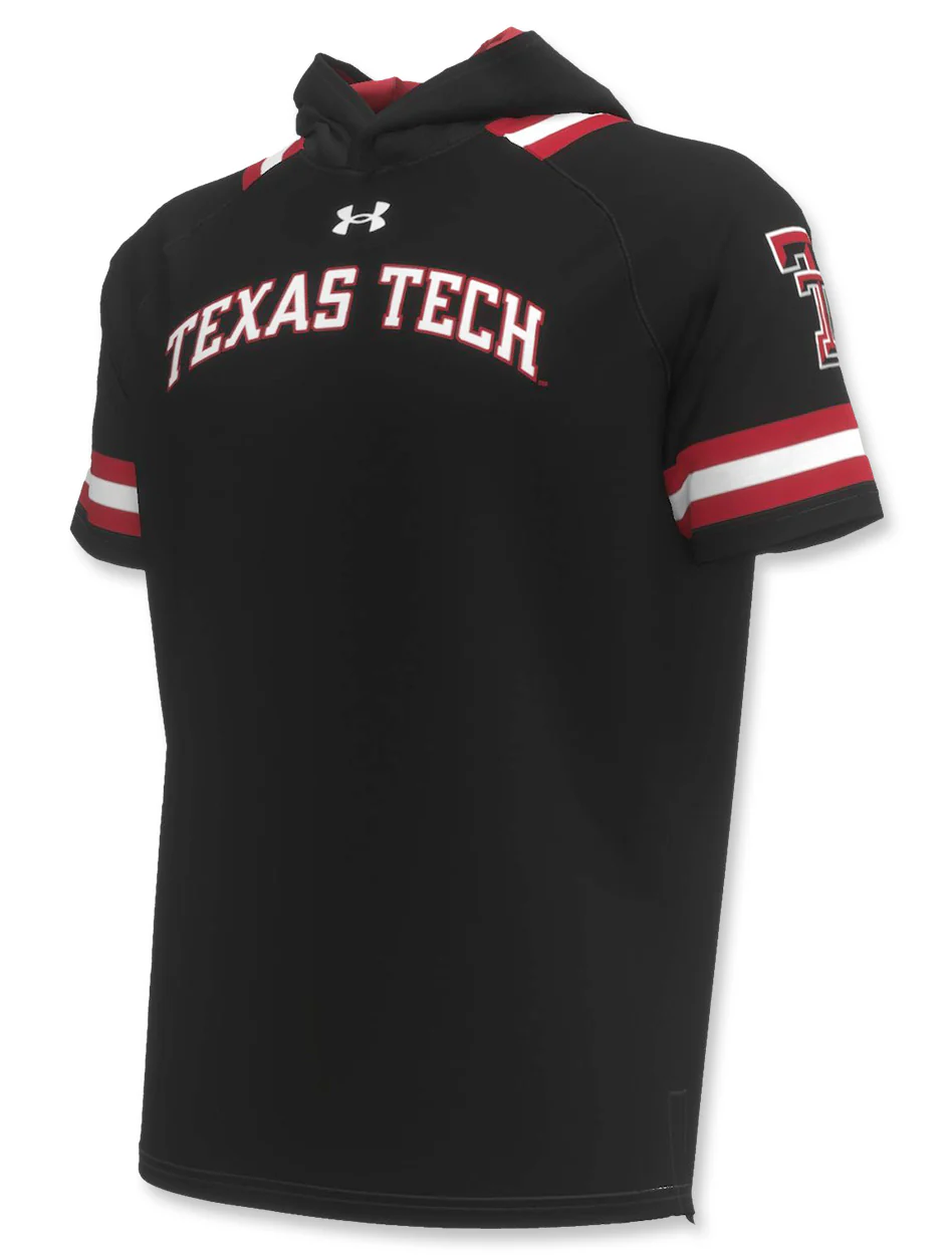 **Texas Tech Under Armour "Basketball Hooded Shooter" MEN'S Short Sleeve