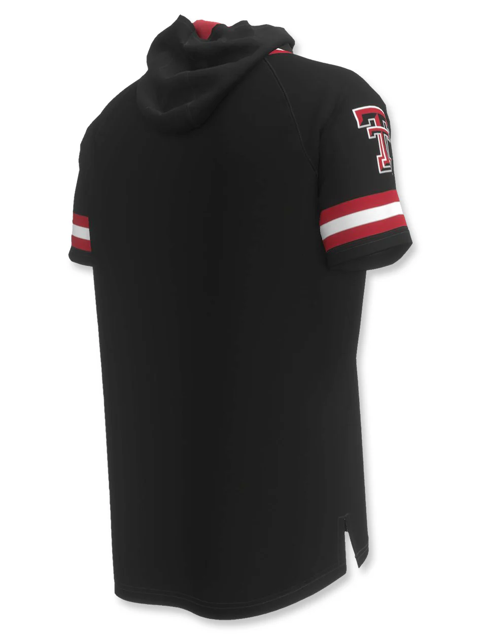 **Texas Tech Under Armour "Basketball Hooded Shooter" MEN'S Short Sleeve - Image 2