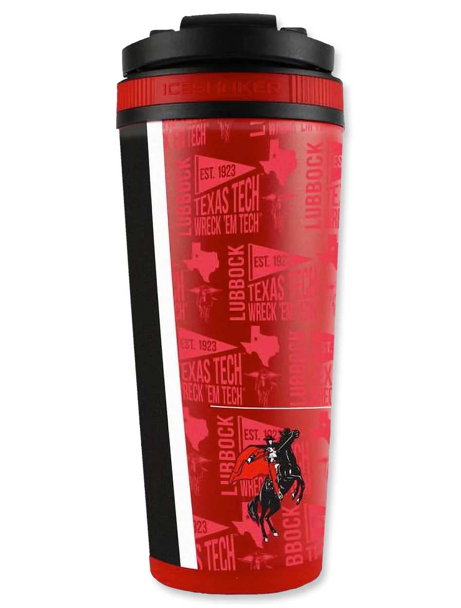 Texas Tech Vault Double T "Ice Shaker" 26 oz Stainless Steel Water Bottle - Image 2