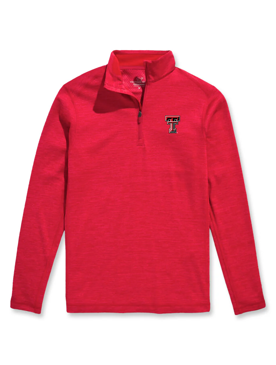 Texas Tech Vineyard Vines Sankaty Quarter Zip