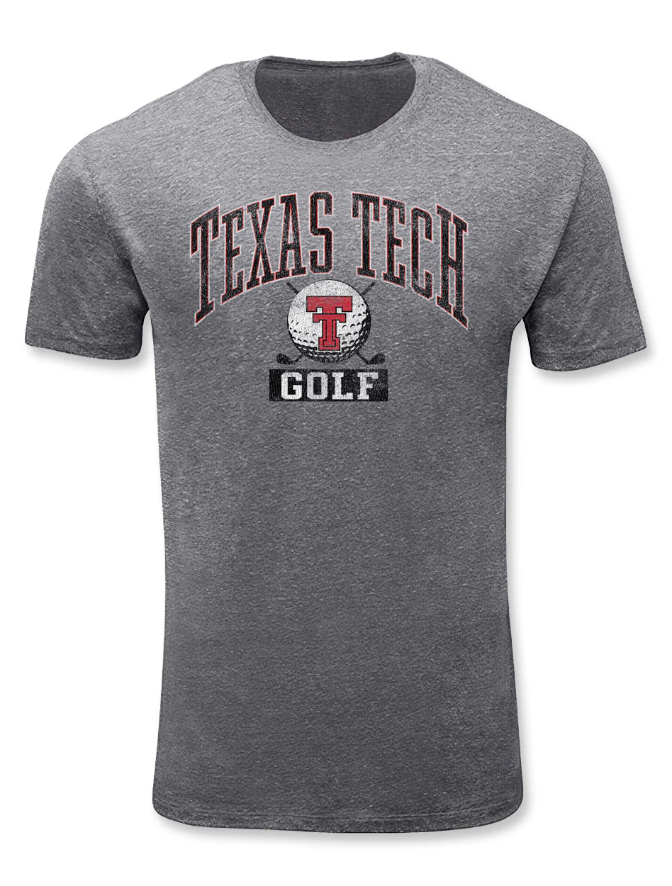 Texas Tech Vintage Sport Specific Golf Short Sleeve T-Shirt