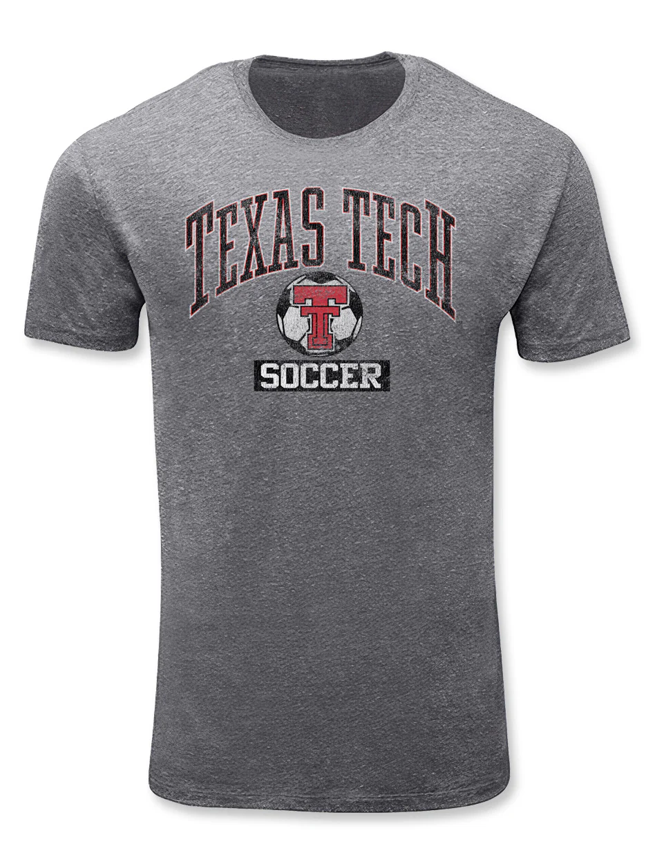 Texas Tech Vintage Sport Specific Soccer Short Sleeve T-Shirt