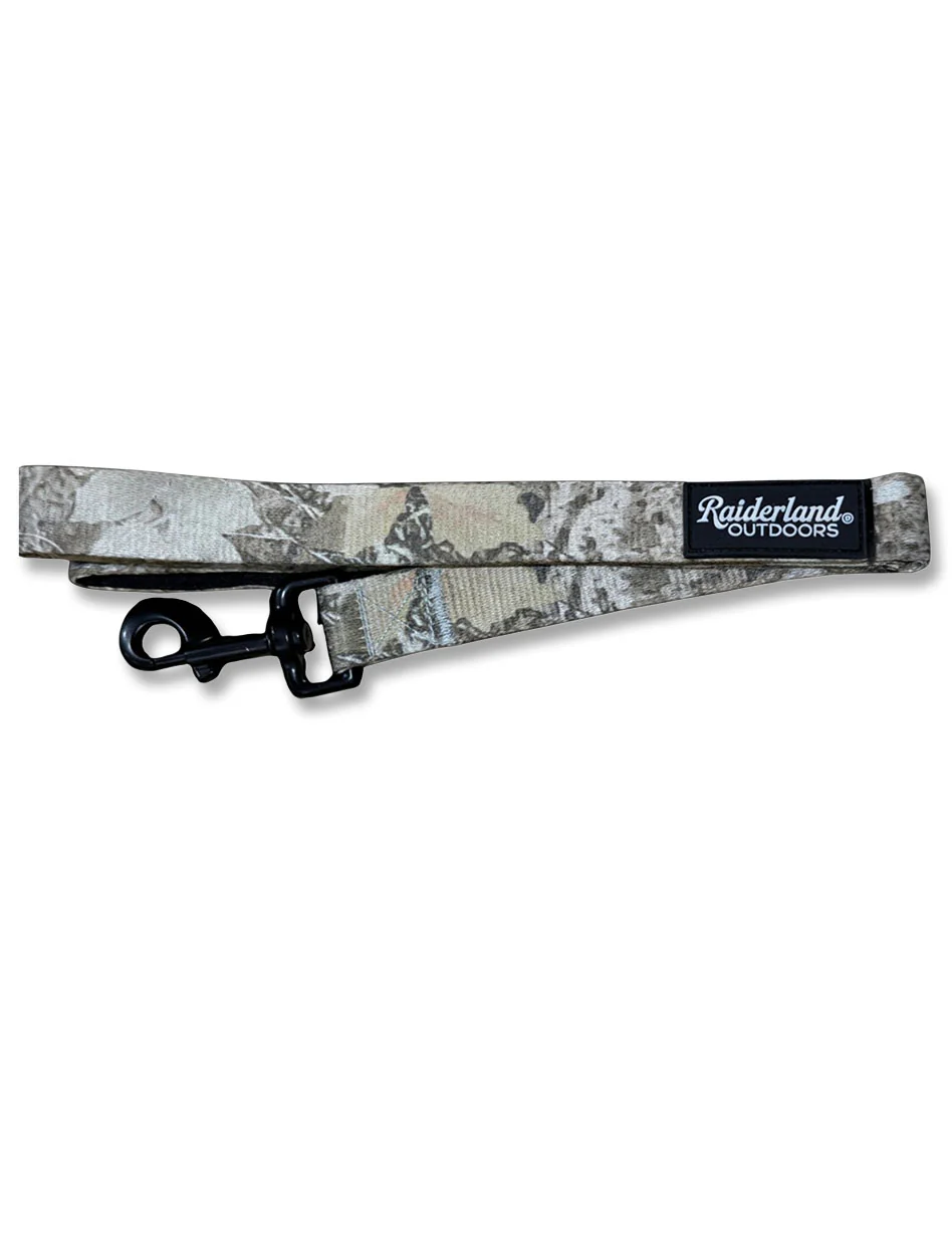 Texas Tech Washed Camo "Raiderland Outdoors" Dog Leash