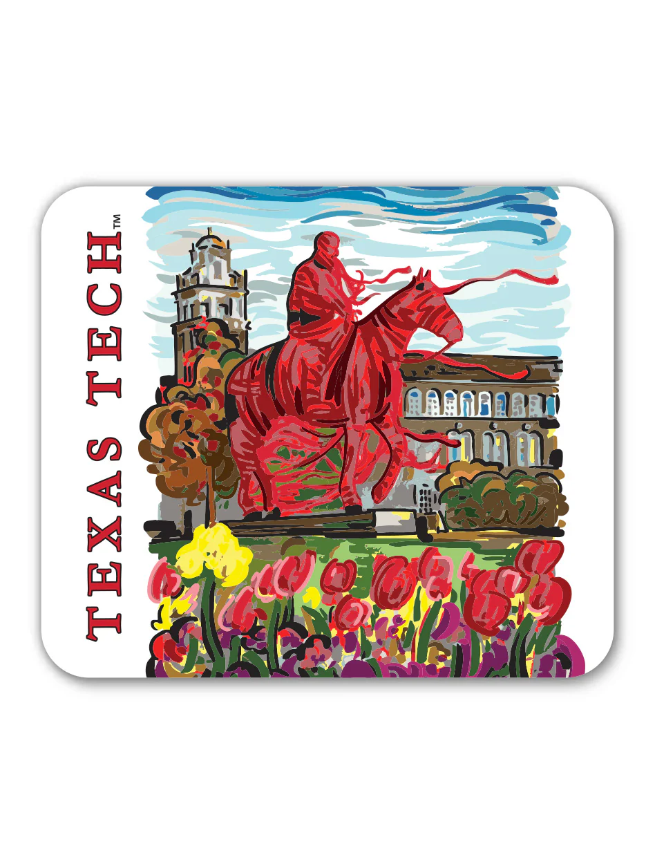 Texas Tech "Wrapped Will Rogers" Artist Rendering Mouse Pad