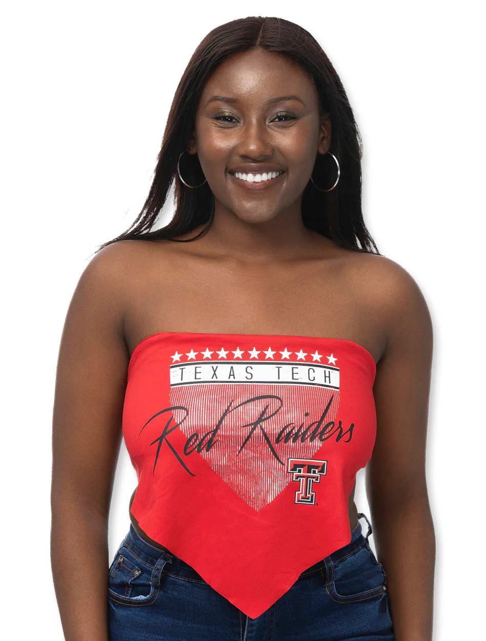 Texas Tech Zoozats Red Raider Shield Bandeau
