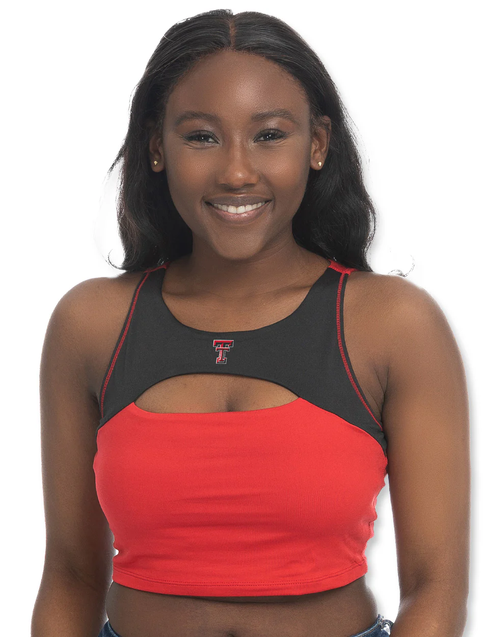 Texas Tech Zoozatz Peek Bra