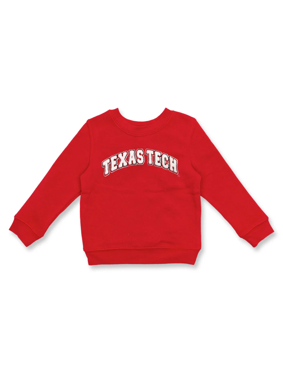 Texas Tech ZooZatz Toddler Chenille Crew Sweatshirt