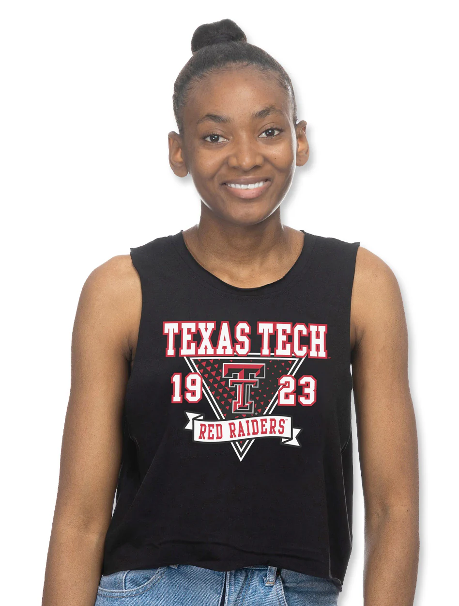 Texas Tech Zoozatz "Too Cool for School" Muscle Tank Top