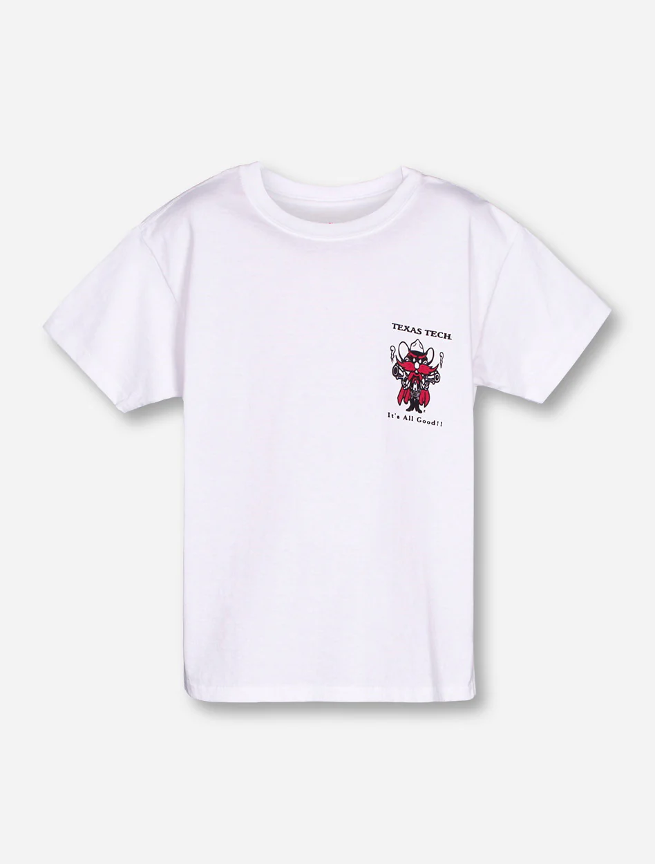 The Good The Bad The Ugly YOUTH White T-Shirt - Texas Tech - Image 2