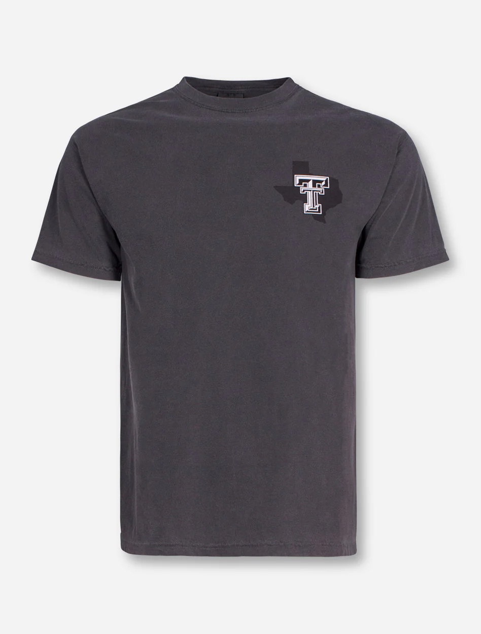 Tonal Masked Rider Label T-Shirt - Texas Tech - Image 4