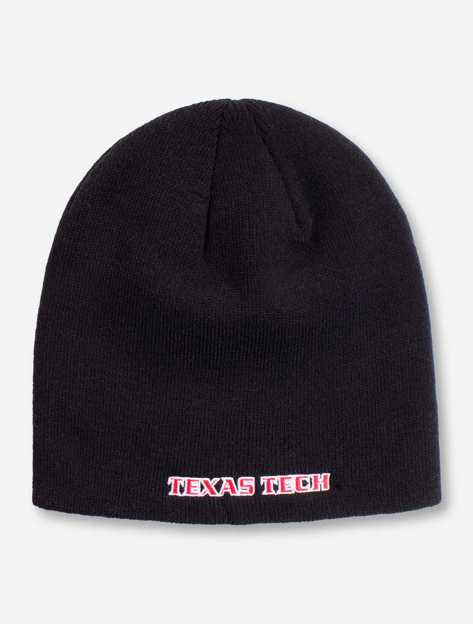 Top of the World Texas Tech "Classic" Black Beanie - Image 2