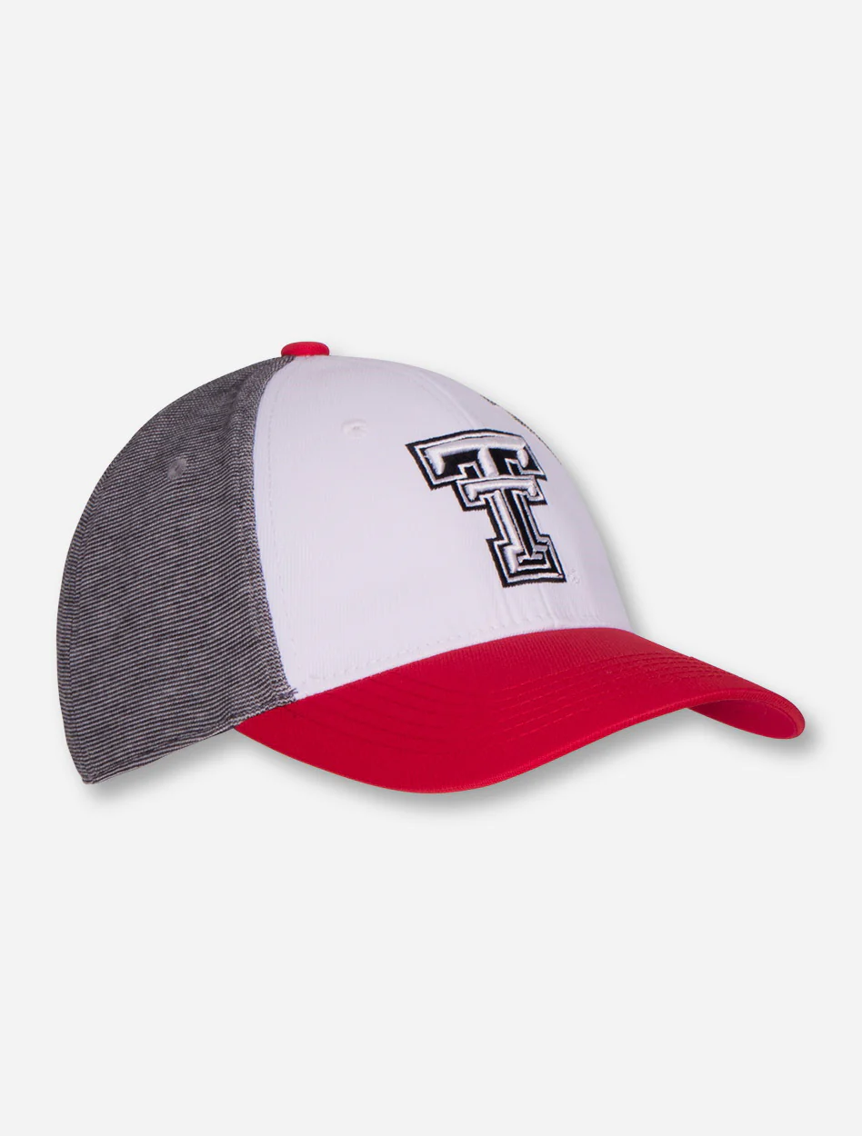 Top of the World Texas Tech "Hustle" Double T on Tri-Color Stretch Fit - Image 2
