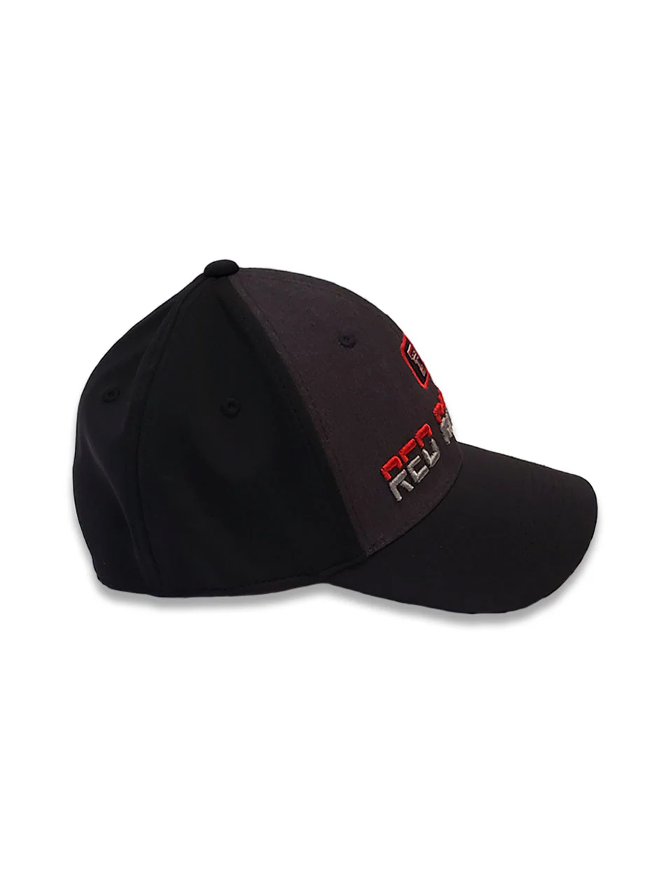 Top of the World Texas Tech Red Raiders Double T "Tag" Patch Over Two-Tone Stretch Fit Cap - Image 2